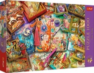 Trefl Puzzle 1000 Premium Plus Quality Tea Time Novinársky stôl