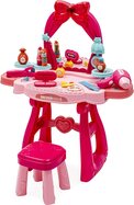 Detský toaletný stolík s hudbou a stoličkou BABY MIX