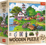 Trefl Drevené puzzle 501 - Letné útočisko