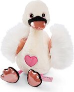 NICI plyš Love Biela labuť 25cm, GREEN