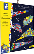 Janod Atelier Kreativní sada Mini Origami papírové skládačky Letadla 6+