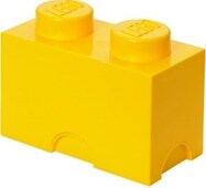 LEGO® úložný box 2 - žltá 125 x 250 x 180 mm