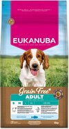 Krmivo EUKANUBA Grain Free Adult Small &amp; Medium rich in ocean fish 3 kg