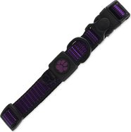 Obojok Active Dog Strong M fialový 2x34-49cm