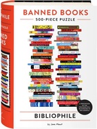 Galison Puzzle Bibliophile Zakázané knihy Jane Mount 500 dielikov