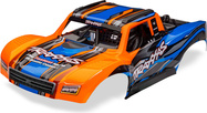 Traxxas karosszéria Mini Slash narancssárga