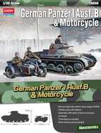 Model Kit military 13556 - German Panzer I Ausf.B &amp; Motorcycle (1:35)