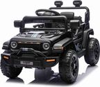 Elektrické autíčko OFFROAD NEW s pohonom zadných kolies, čierne, Lítiová batéria
