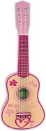 Bontempi Klasická drevená gitara 55 cm v dievčenskej ružovej farbe 225572