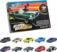 Mattel Hot Wheels 25JCT92 Fast &amp; Furious Hitri in drzni Avtomobilčki 10-paket
