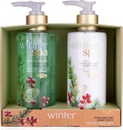 ACCENTRA Sada péče o ruce Winter Spa s pumpičkou Zimní ovoce 2x 200ml