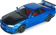 1:43 NISSAN SKYLINE GT-R (R34) Z-TUNE BAYSIDE BLAU