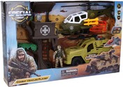 Vojaški set s helikopterjem in efekti 27cm