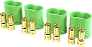 Konektor pozlátený CC 6.5mm samec (4)