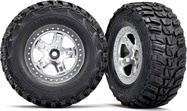 Traxxas roue 2.2/3.0", jante SCT satinée, pneu Kumho (2) (2WD avant)
