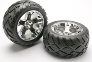 Traxxas kolo 2.8" All-Star strieborný, pneu Anaconda (2)