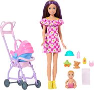 Mattel Barbie® Skipper™ BABYSITTERS pestúnka s kočíkom