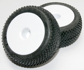 Traxxas bicykel 2.2", disk Dished biely, pneu Response Pro (2)