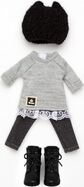 Guca P858 abbigliamento per bambola PENELOPE taglia 34 cm con scarpette