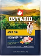 Krmivo Ontario Adult Mini Fish &amp; Brown Rice 2,25kg