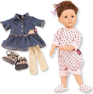 Götz lutka Little Kidz to dress set Stylish 36cm