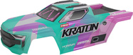 Arrma Karosserie türkis/rosa: Mini Kraton