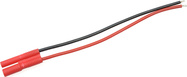 Konektor pozlátený 2.0mm samec s káblom 20AWG 10cm