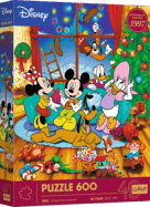 Trefl Puzzle 600 Jubiläum - Mickey Mouse und Freunde / Weihnachten