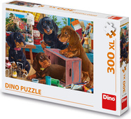 Puzzle Jazvečíky 300 xl dielikov