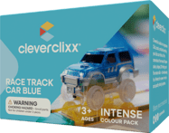 Cleverclixx Magnetická závodní dráha - Autíčko modré – 1 kus