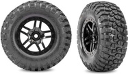Traxxas ruota 2.2/3.0", cerchio SCT Split-Spoke nero, pneumatico BFGoodrich Mud-Terrain T/A KM2 (2)