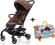 Sportovní kočárek Jet + kufřík Pack&amp;Ride Zdarma, Amber Brown