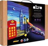OKTO Výtvarný set Malování hmotou Londýn 30x40 cm