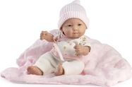 Guca 855 New Born dievčatko - realistická bábika  s celovinylovým telom - 25 cm