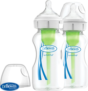 DR.BROWN'S Fľaša antikolik Options+ široké hrdlo 2x270 ml plast