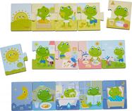 Haba Holzpuzzles zum Lernen und Kombinieren Tägliche Aktivitäten 15-tlg