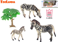 Zoolandia cebra con crías y accesorios