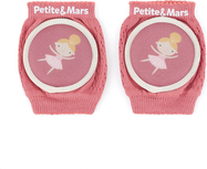 PETITE&amp;MARS Chrániče kolien elastické na lozenie Follow Dusty Rose