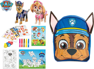 Set creativo Paw Patrol con pastelli, adesivi e libri da colorare in uno zaino