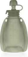 Silikónové plniteľné vrecko na detskú stravu, Transparent Green