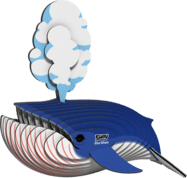 EUGY Balenottera azzurra 3D puzzle di cartone