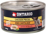 Konzerva Ontario Junior kuracie kúsky a chrupavky 200g