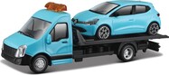 Bburago 1:43 Odťahovka + Renault Clio modré