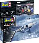ModelSet letadlo 63858 - Lockheed Martin F-22A Raptor (1:72)