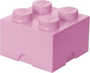Cutie de depozitare LEGO® 4 - roz roz deschis 250 x 250 x 180 mm