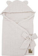 Eko Schlafsack für Autositz aus Musselin Beige 110x100 cm