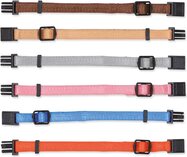 Obojok rozoznávací šteňa mix farieb  M–L 22–35cm*10mm 6ks