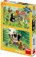 Puzzle Krtko: Oslava 2x48 dielikov