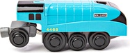 Bigjigs Rail Elektrolokomotive Mallard blau