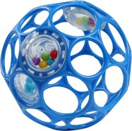 OBALL Hračka Oball RATTLE 10 cm modrá